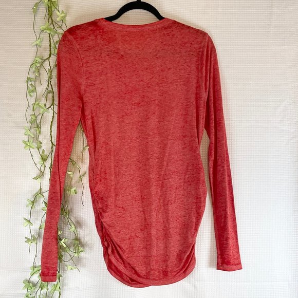 Motherhood Maternity Holiday Long Sleeve T-Shirt Red Extra Small - Picture 4 of 8